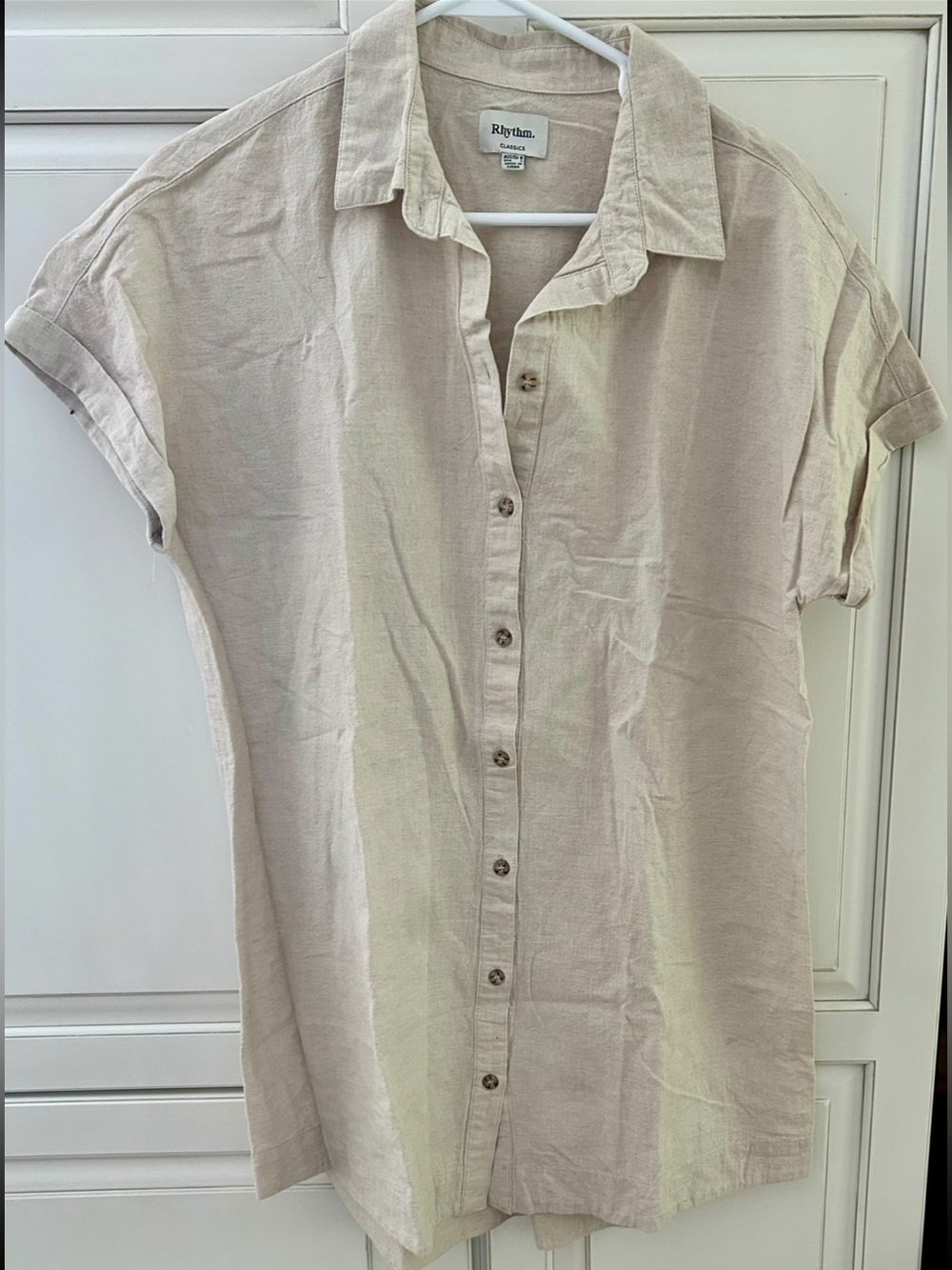 Rhythm linen shirt dress